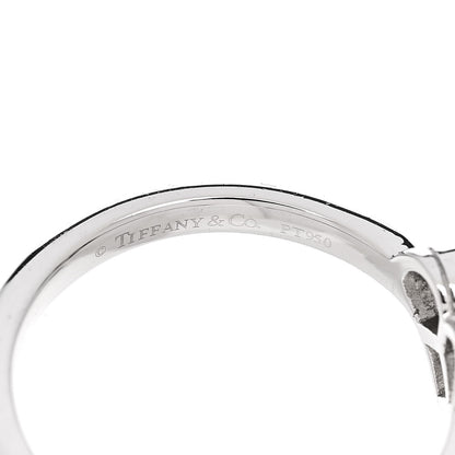 Tiffany Platinum Diamond Hearts Ring 49 5 4 of 4