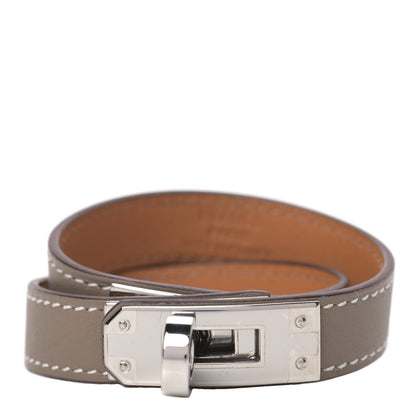 Hermes Swift Kelly Double Tour Bracelet T1 Etoupe 1 of 5