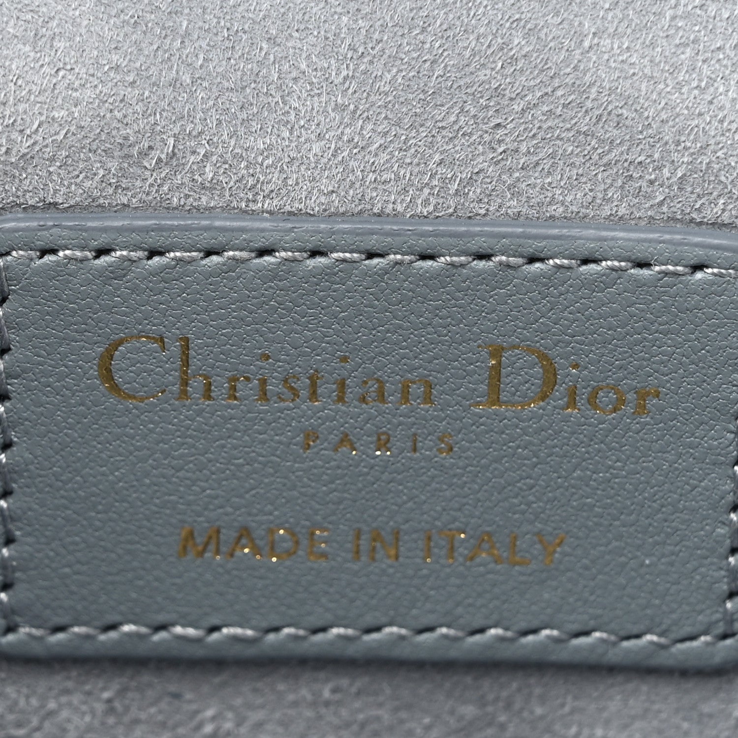 Christian Dior Lambskin Cannage Micro Lady Dior Vanity Case Cloud Blue 6 of 10