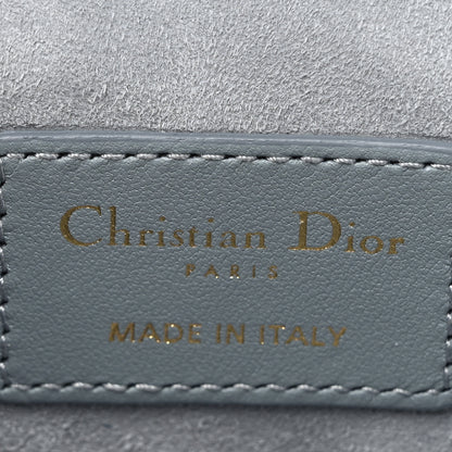Christian Dior Lambskin Cannage Micro Lady Dior Vanity Case Cloud Blue 6 of 10