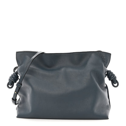 Loewe Calfskin Small Flamenco Knot Bag Indigo 1 of 10