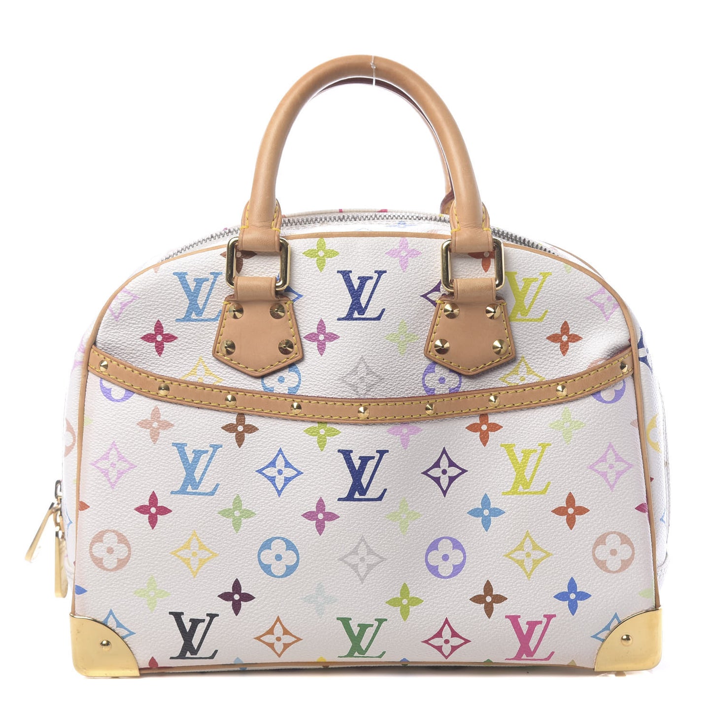 Monogram Multicolor Trouville White