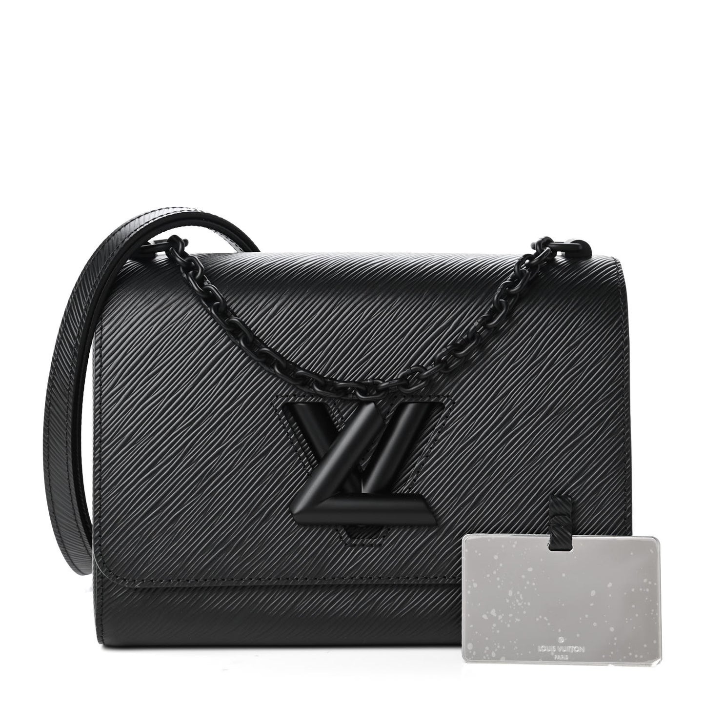 Epi Twist Shoulder Bag MM Matte Black