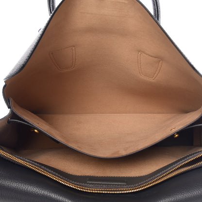 MCM Grained Calfskin Large Milla Tote Phantom Grey 6 of 14