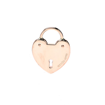 Tiffany 18K Rose Gold Heart Lock Charm 3 of 4