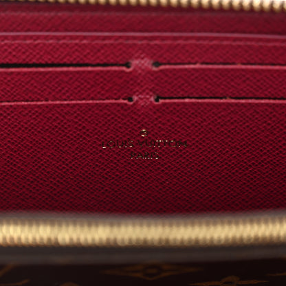 Louis Vuitton Monogram Clemence Wallet Fuchsia 7 of 9