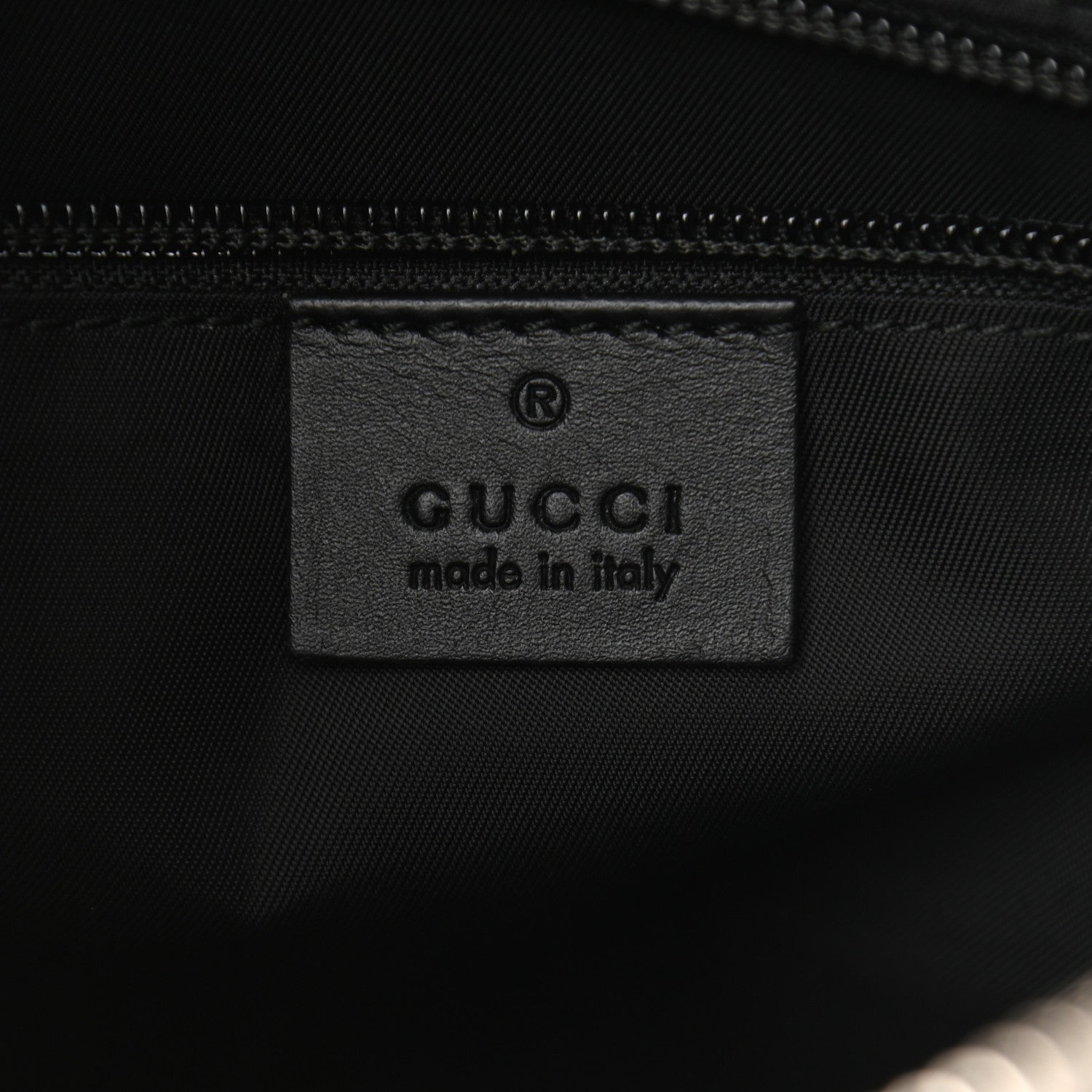 Gucci GG Supreme Monogram Web Messenger Bag Black 6 of 10
