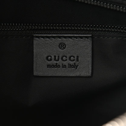 Gucci GG Supreme Monogram Web Messenger Bag Black 6 of 10
