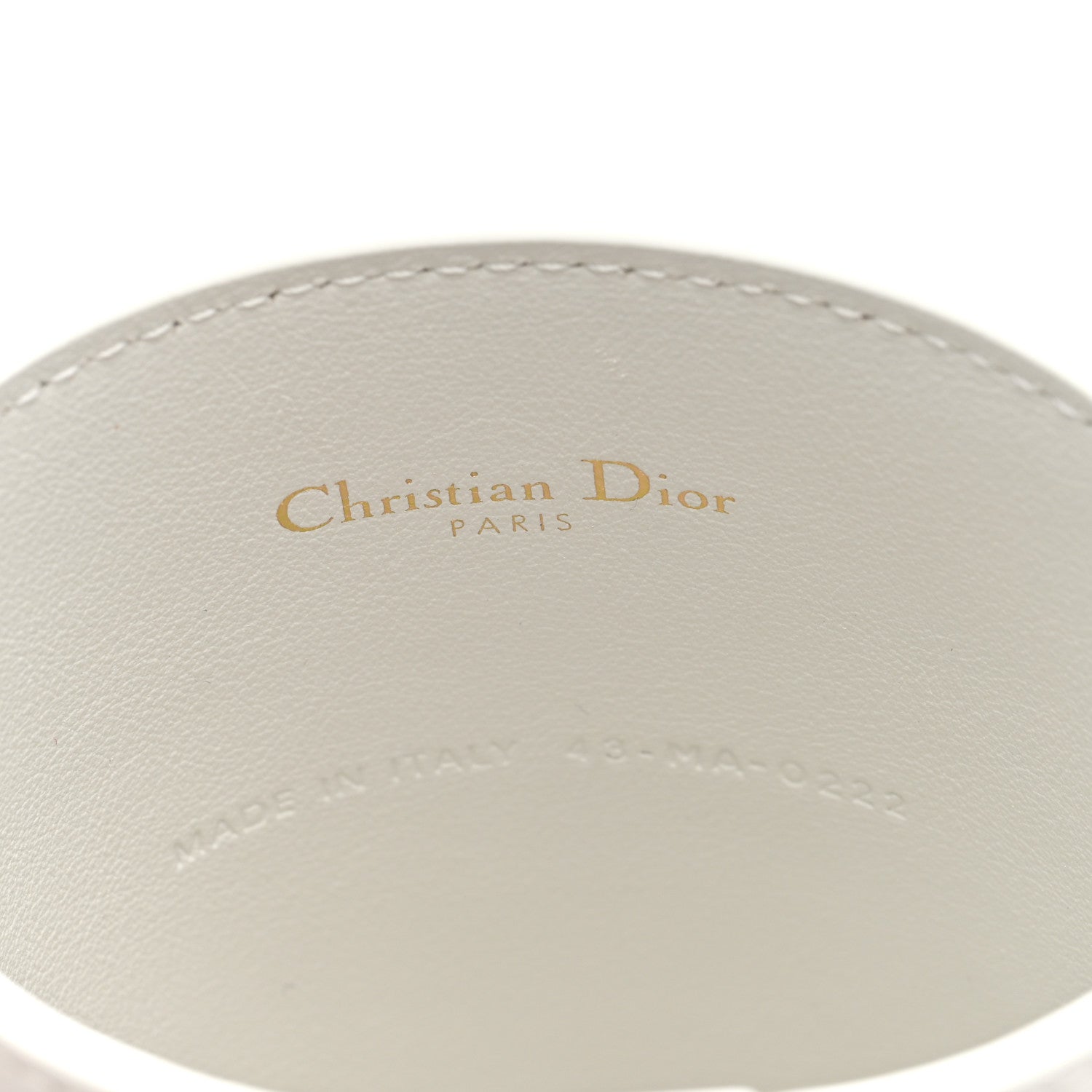 Christian Dior Calfskin Dior Vibe Bottle Holder White Blue 6 of 9