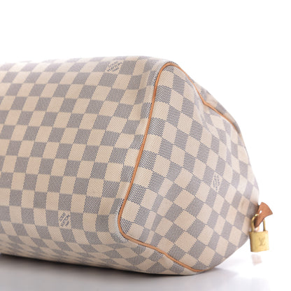 Louis Vuitton Damier Azur Speedy 30 7 of 9