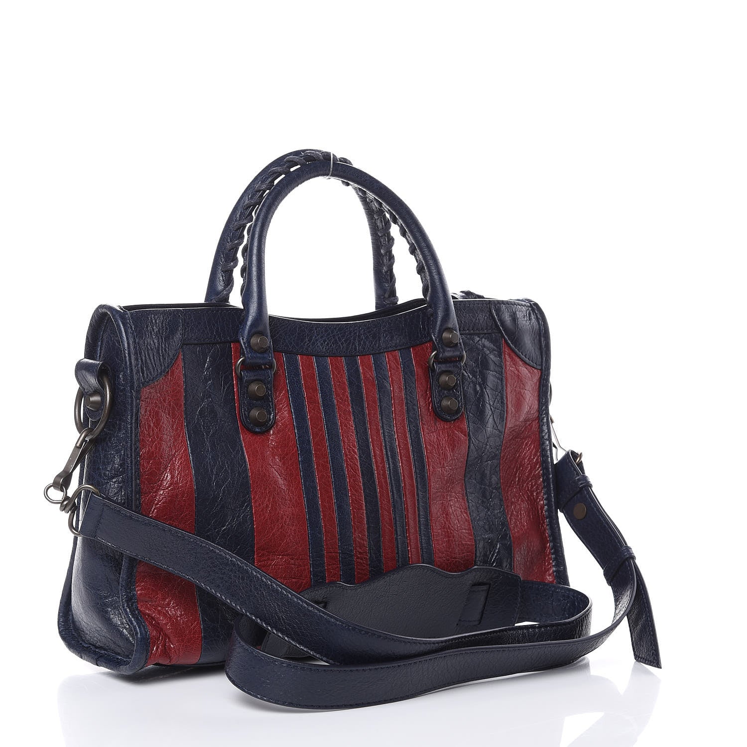 Balenciaga Veau Arena Multicolore Classic Hardware S City Bleu Nuit Rouge 3 of 10