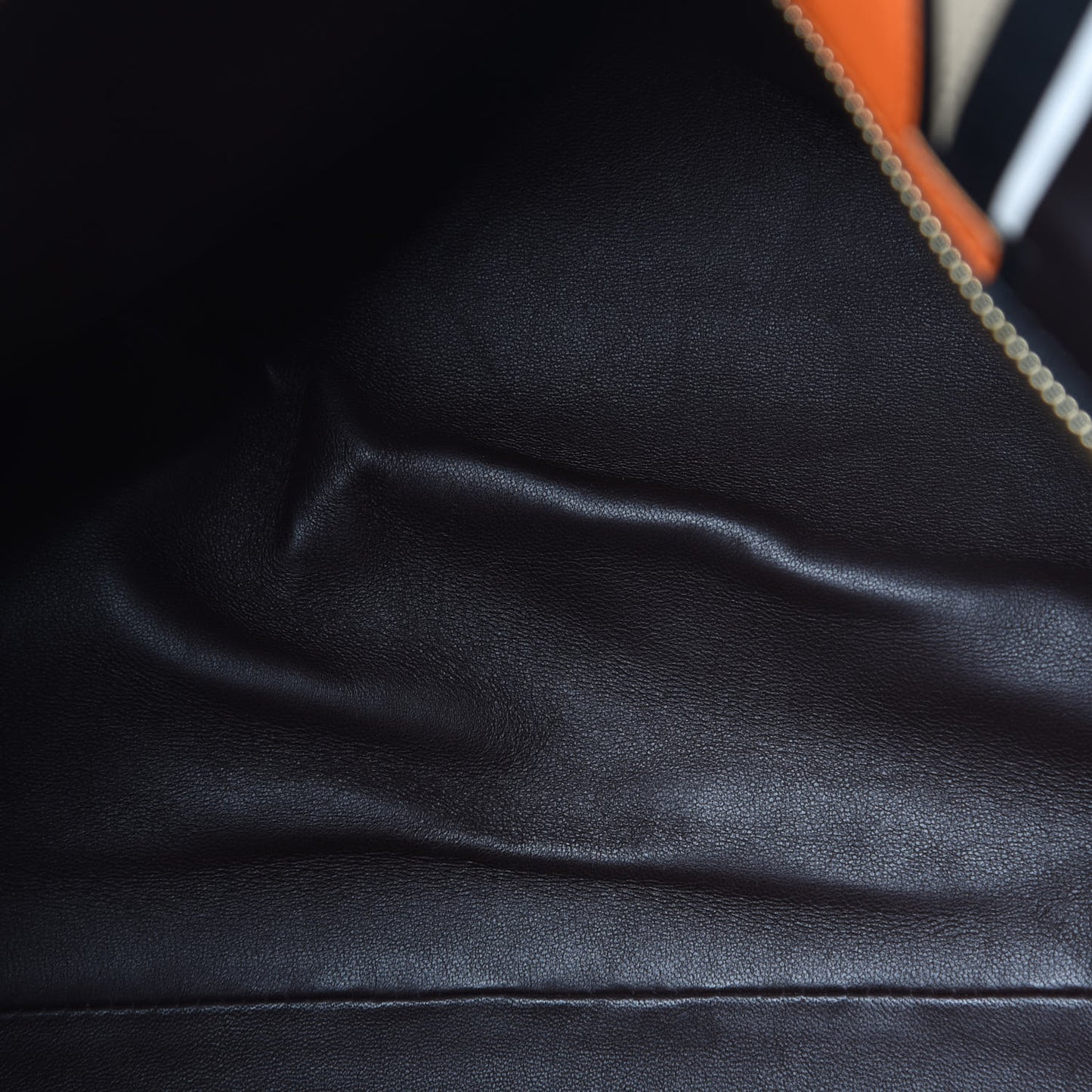 Smooth Calfskin Medium Cube Bowling Bag Dark Brown