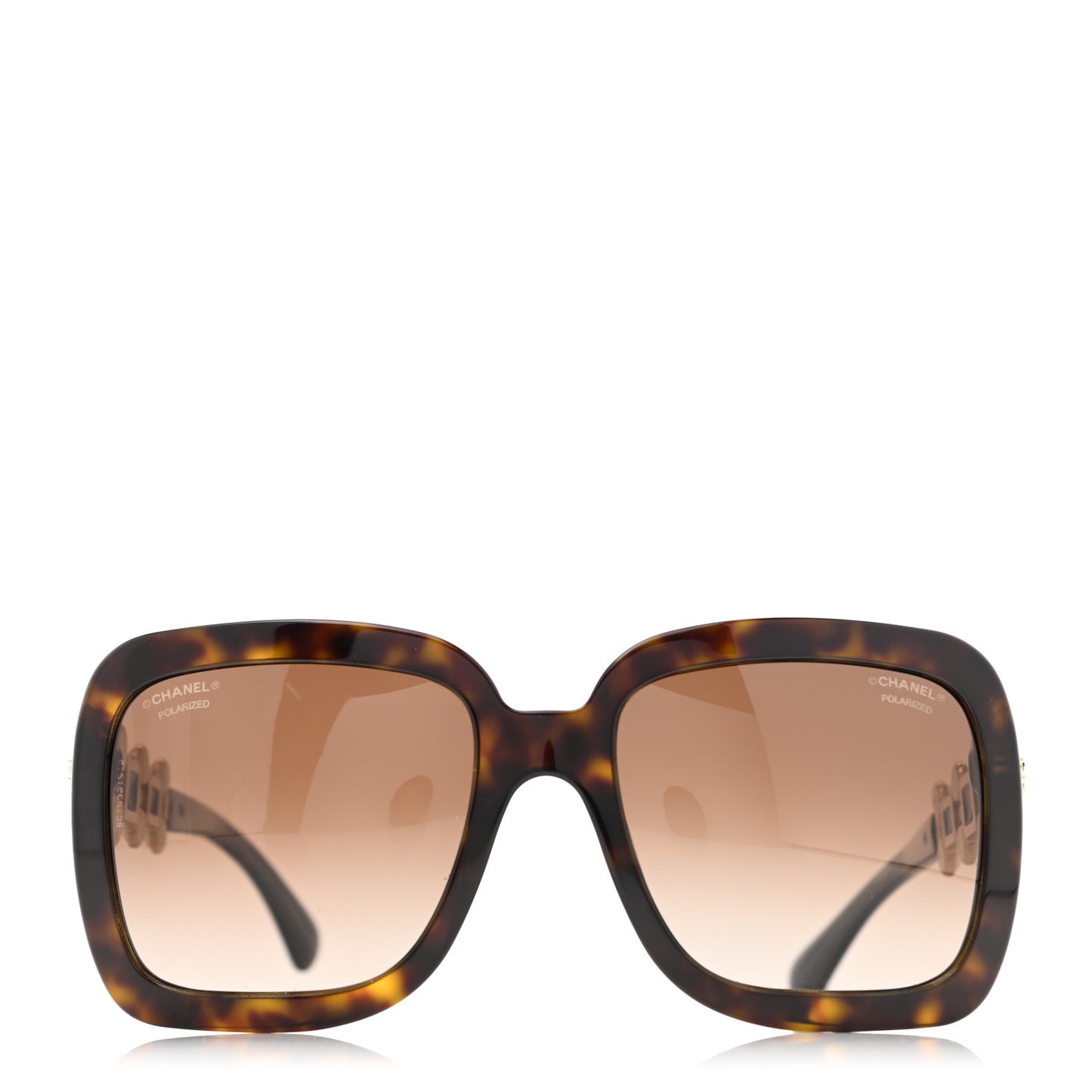 Pearl Crystal Bijoux Polarized Sunglasses 5335-H-B Tortoise