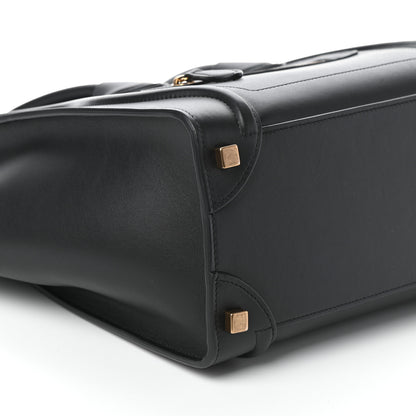Celine Smooth Calfskin Micro Luggage Black 8 of 9