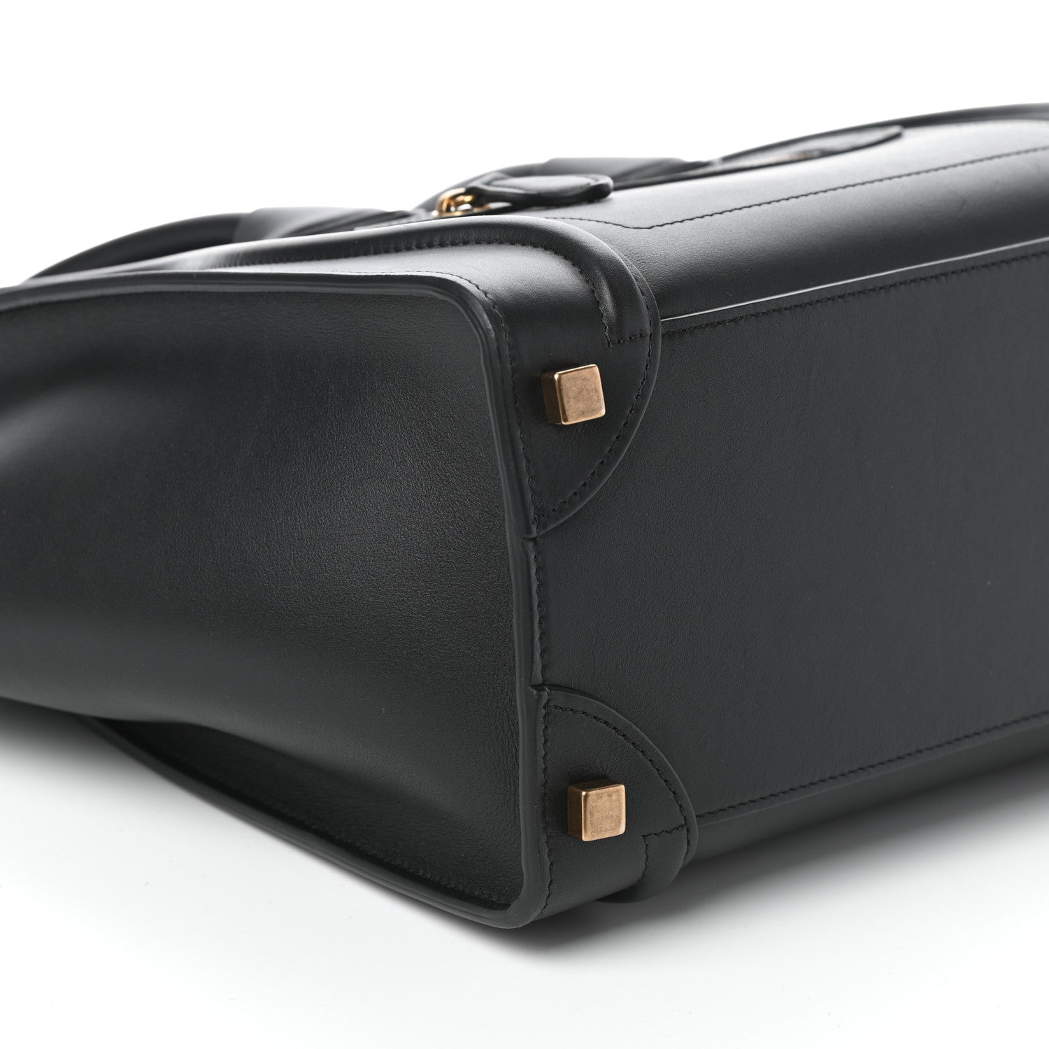 Celine Smooth Calfskin Micro Luggage Black 8 of 9