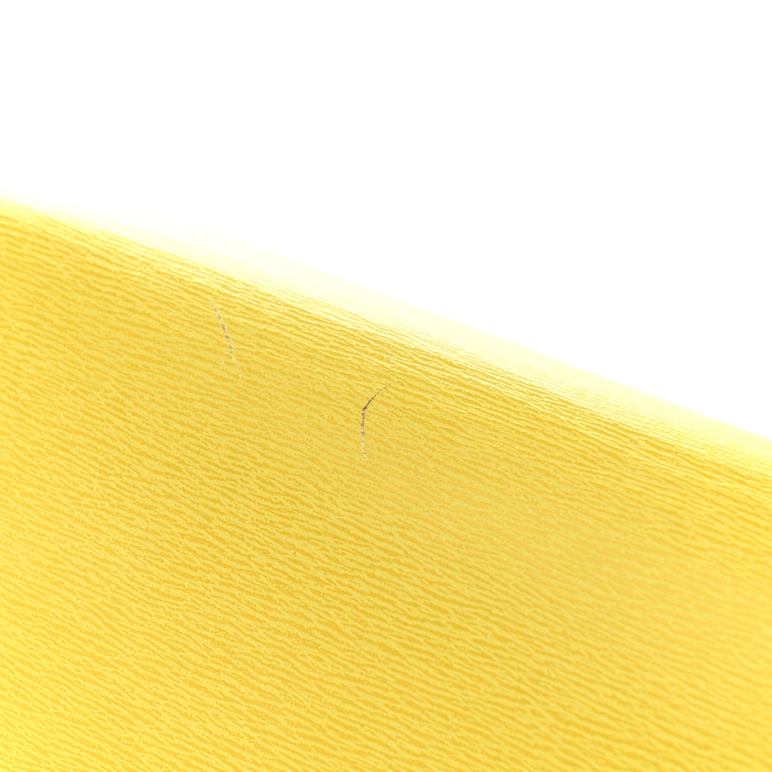 Celine Liege Calfskin Medium Classic Box Flap Bag Fluo Yellow 14 of 15