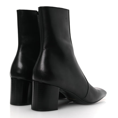 Saint Laurent Calfskin Mens XIV Zip Boots 40 Black 5 of 14