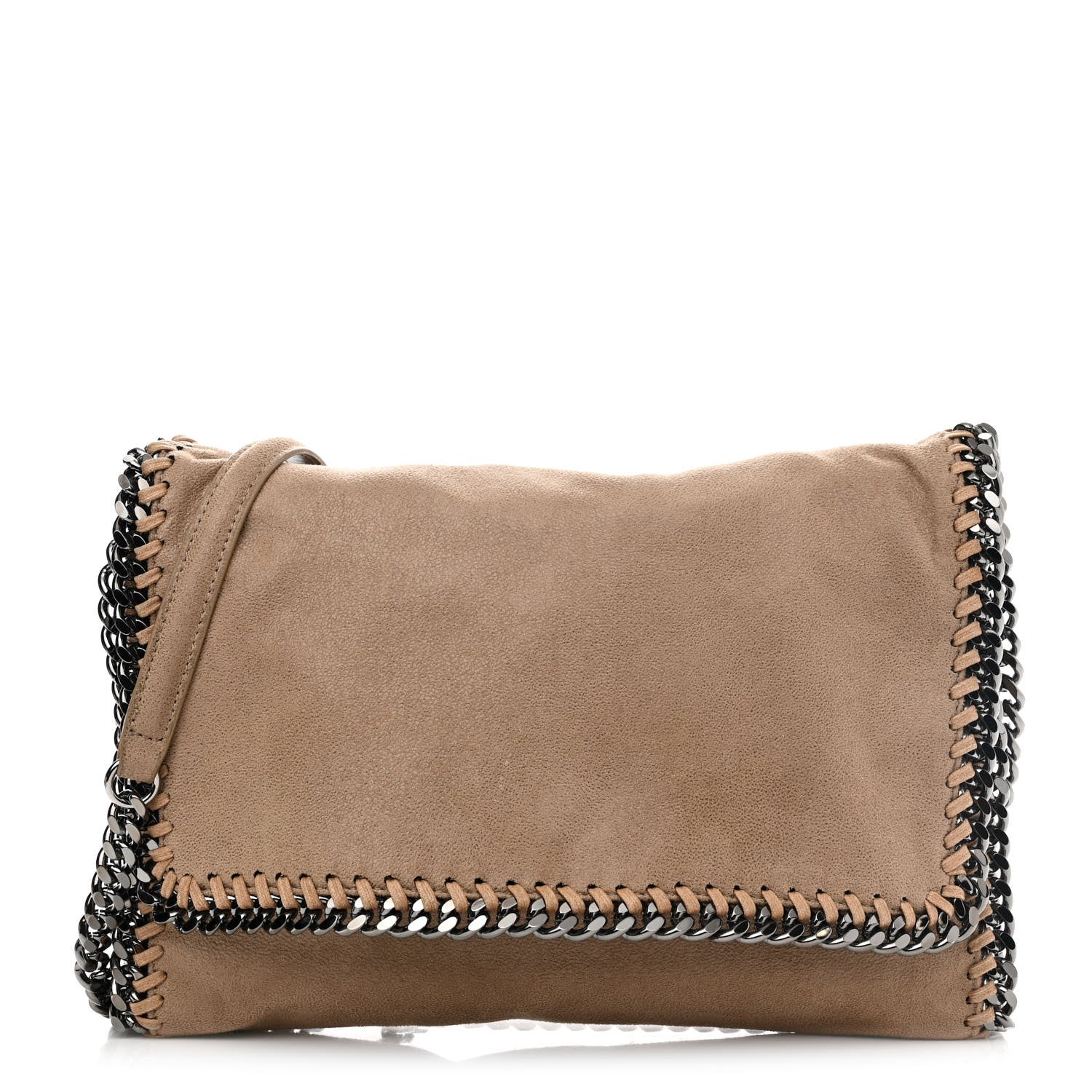 Stella McCartney Shaggy Deer Falabella Mini Crossbody Bag Taupe 1 of 12