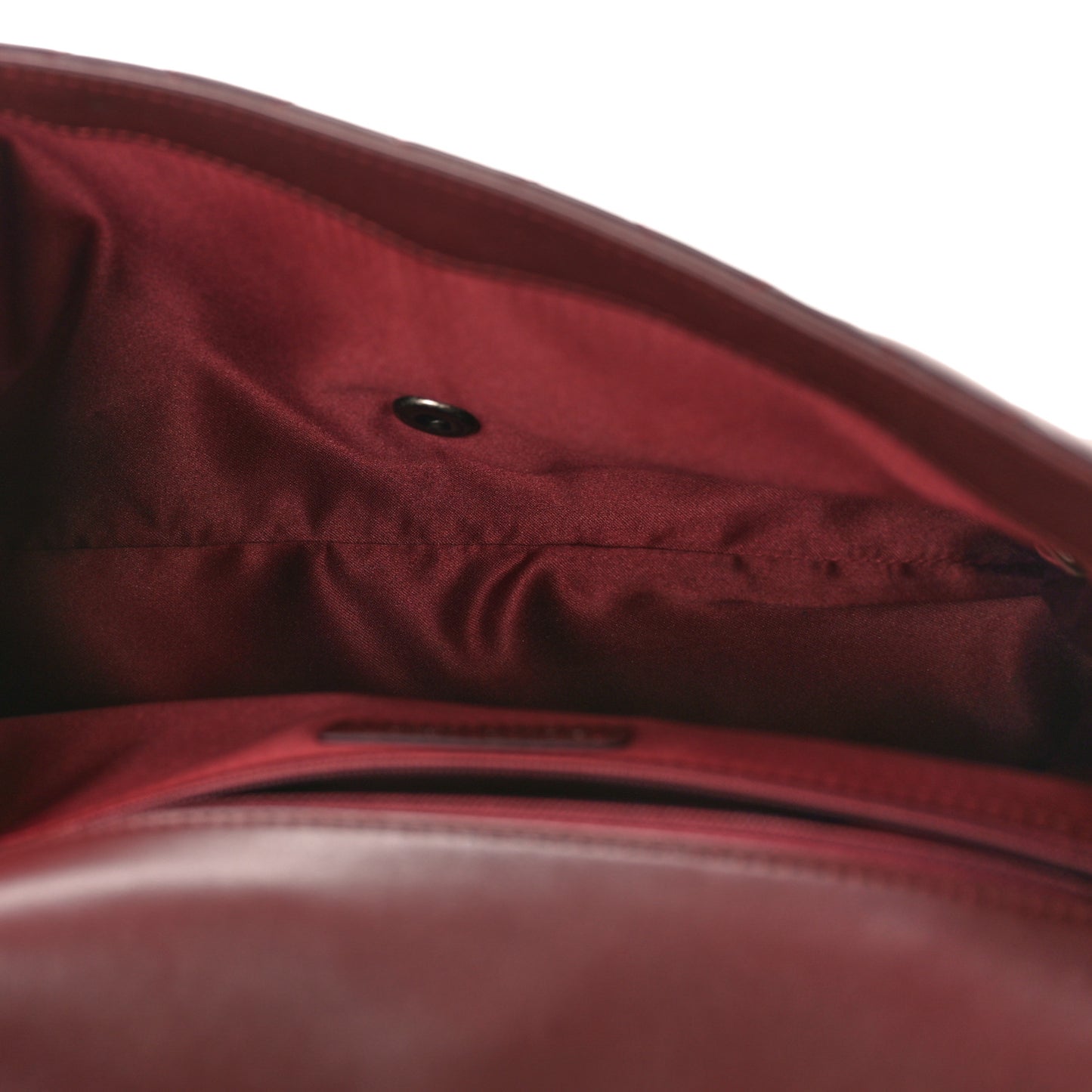 Lambskin Quilted Large Around Pockets Flap Burgundy