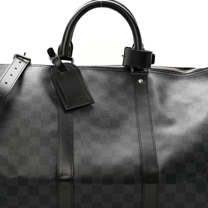 Louis Vuitton Damier Graphite Keepall Bandouliere 55 7 of 12