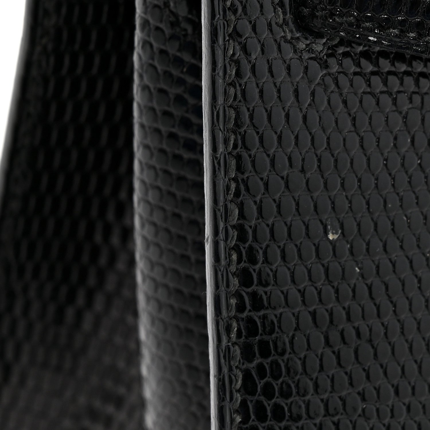 Hermes Lizard Mini Kelly Sellier 20 Black 15 of 16
