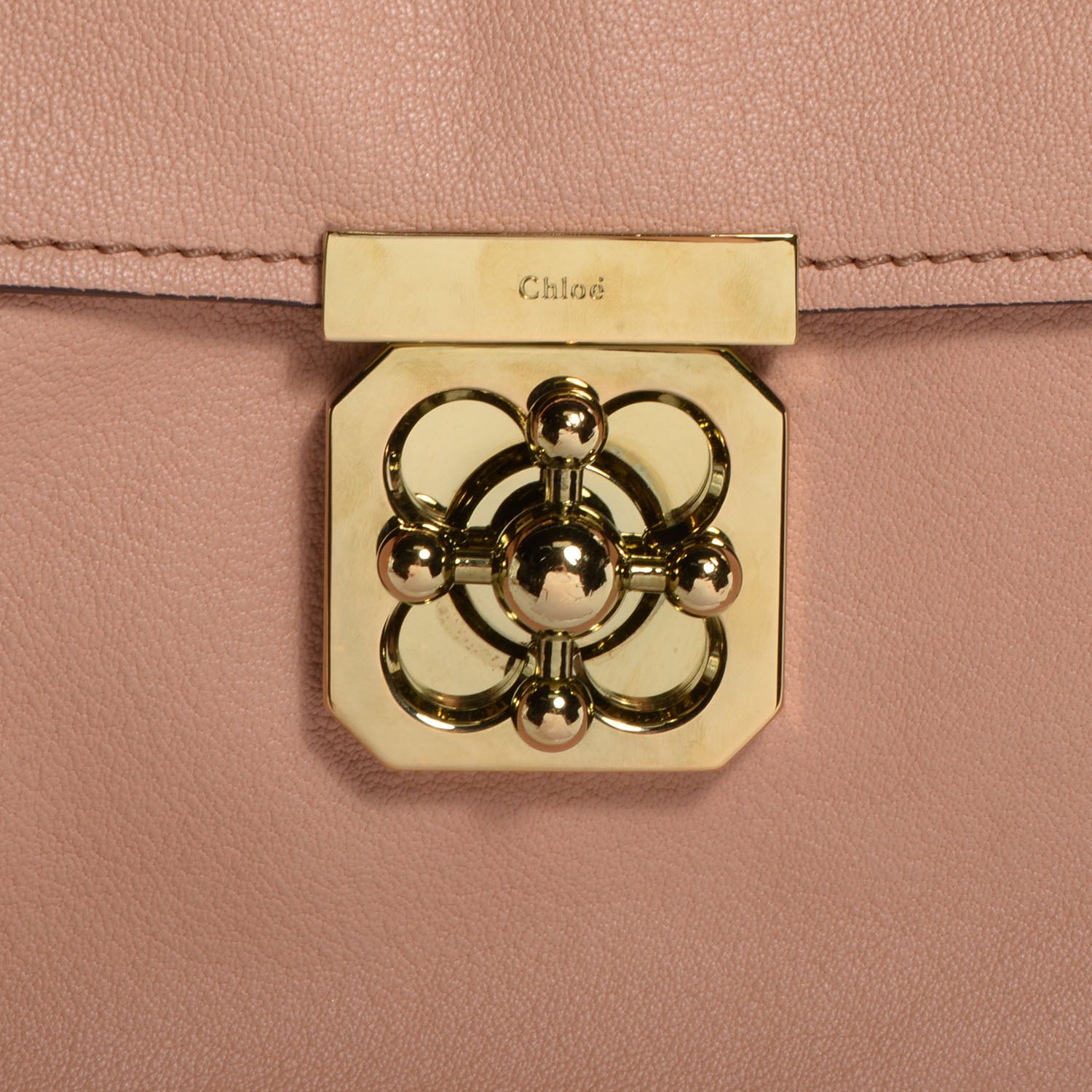 Chloe Leather Elsie Satchel Blush 9 of 9