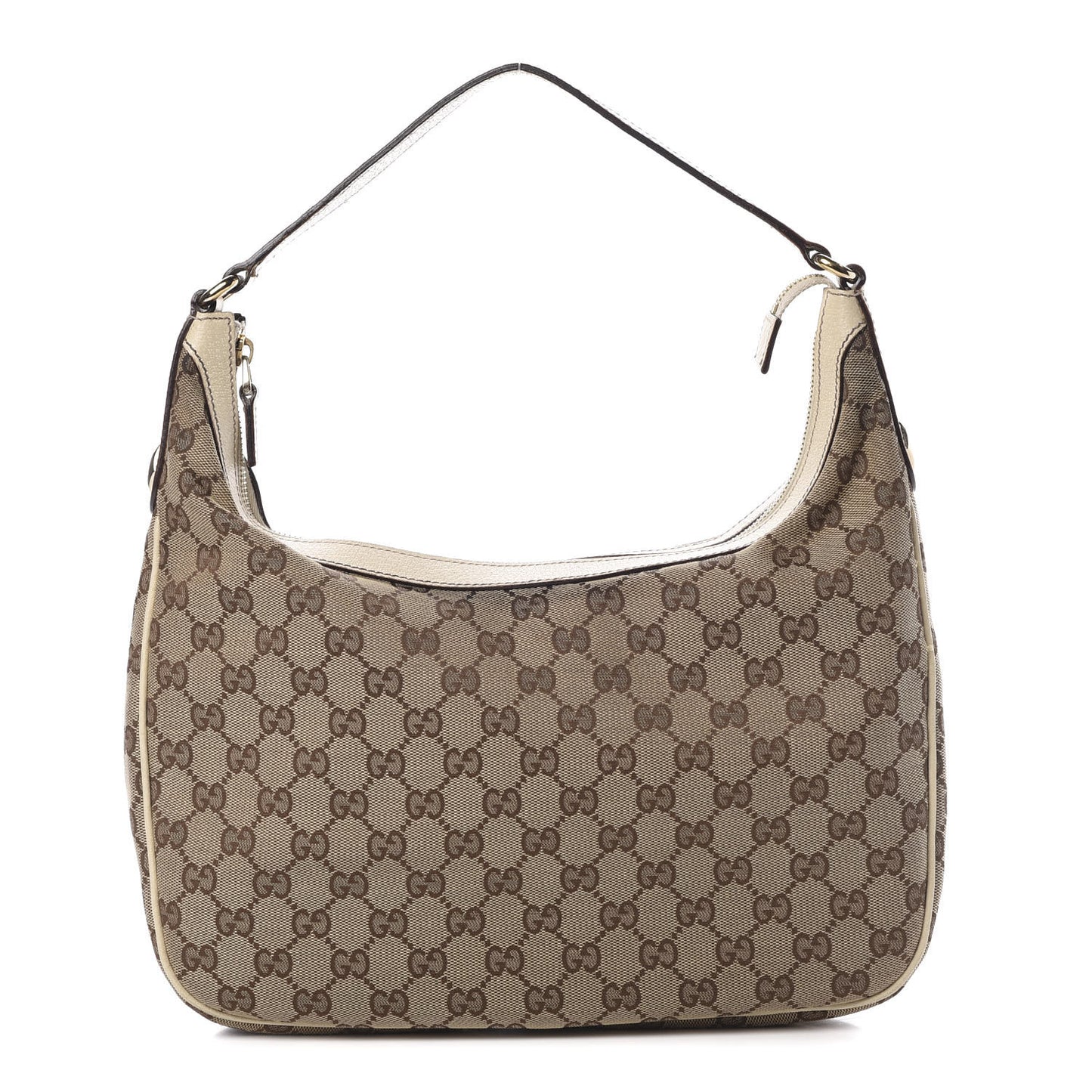 GG Monogram Medium Charmy Hobo Off White