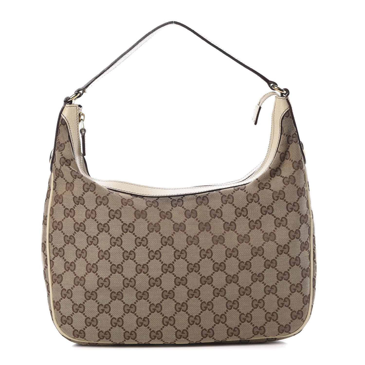 Gucci GG Monogram Medium Charmy Hobo Off White 1 of 15