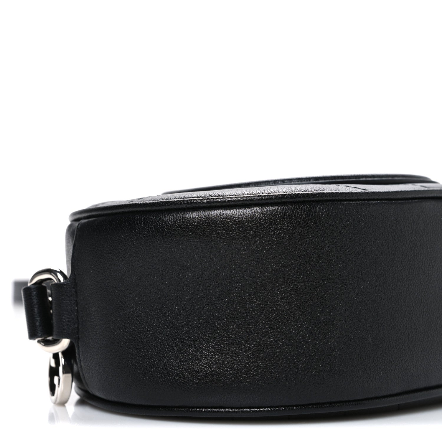 Gucci Sakai Be Green Calfskin Diagonal Stitched Mini Blondie Shoulder Bag Black 9 of 10