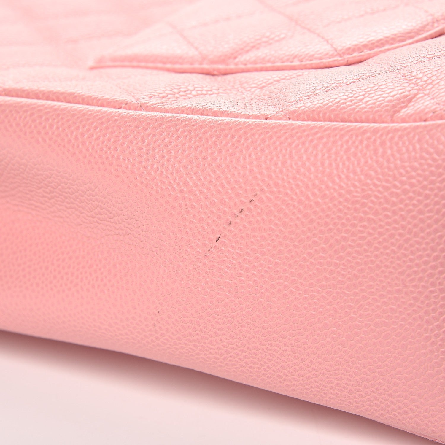 Chanel Caviar Petit Shopping Tote PST Pink 12 of 12