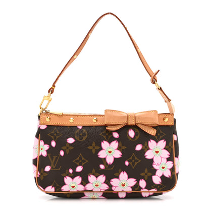 Louis Vuitton Monogram Cherry Blossom Pochette Accessories Brown 1 of 10