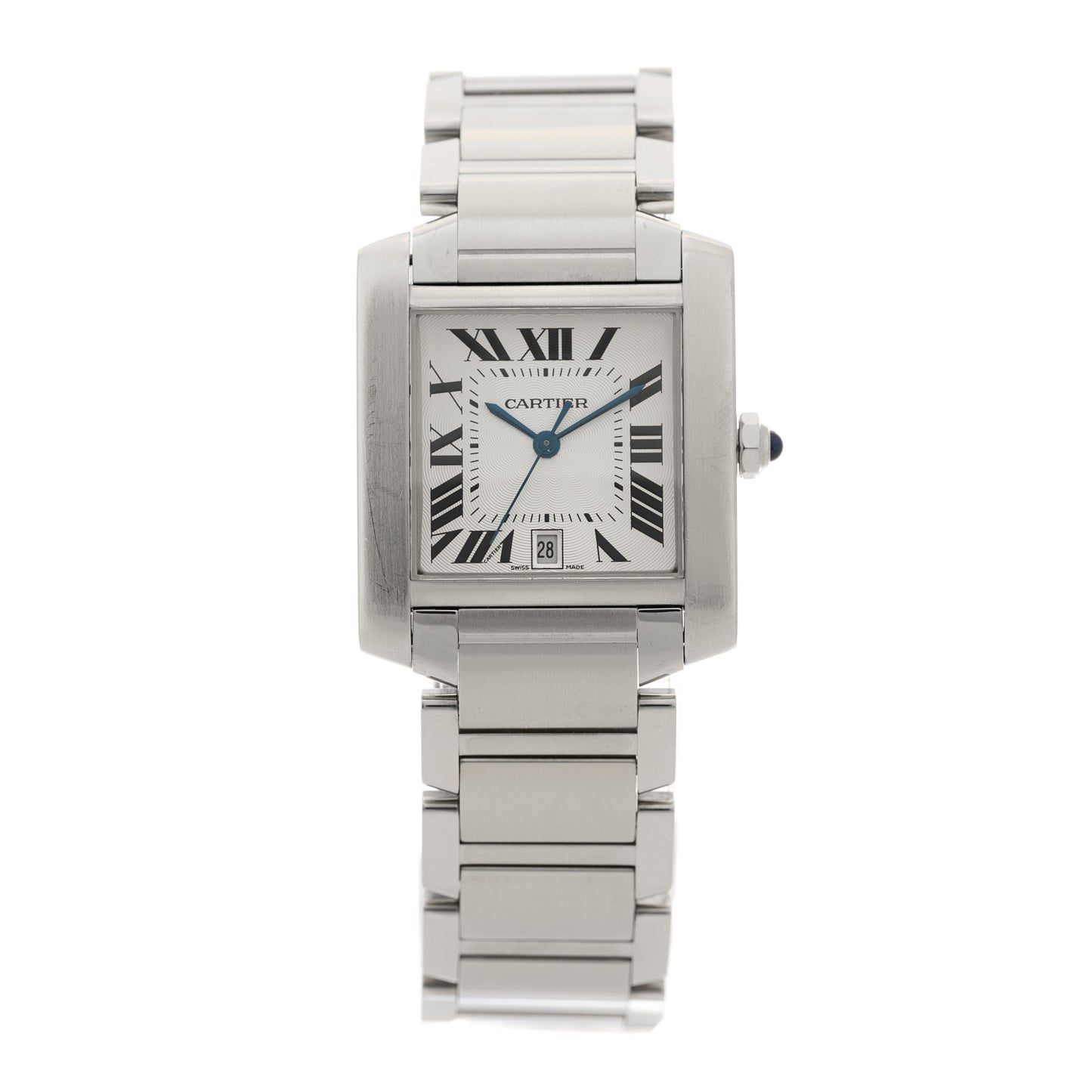 Stainless Steel 28mm Tank Francaise Automatic Watch