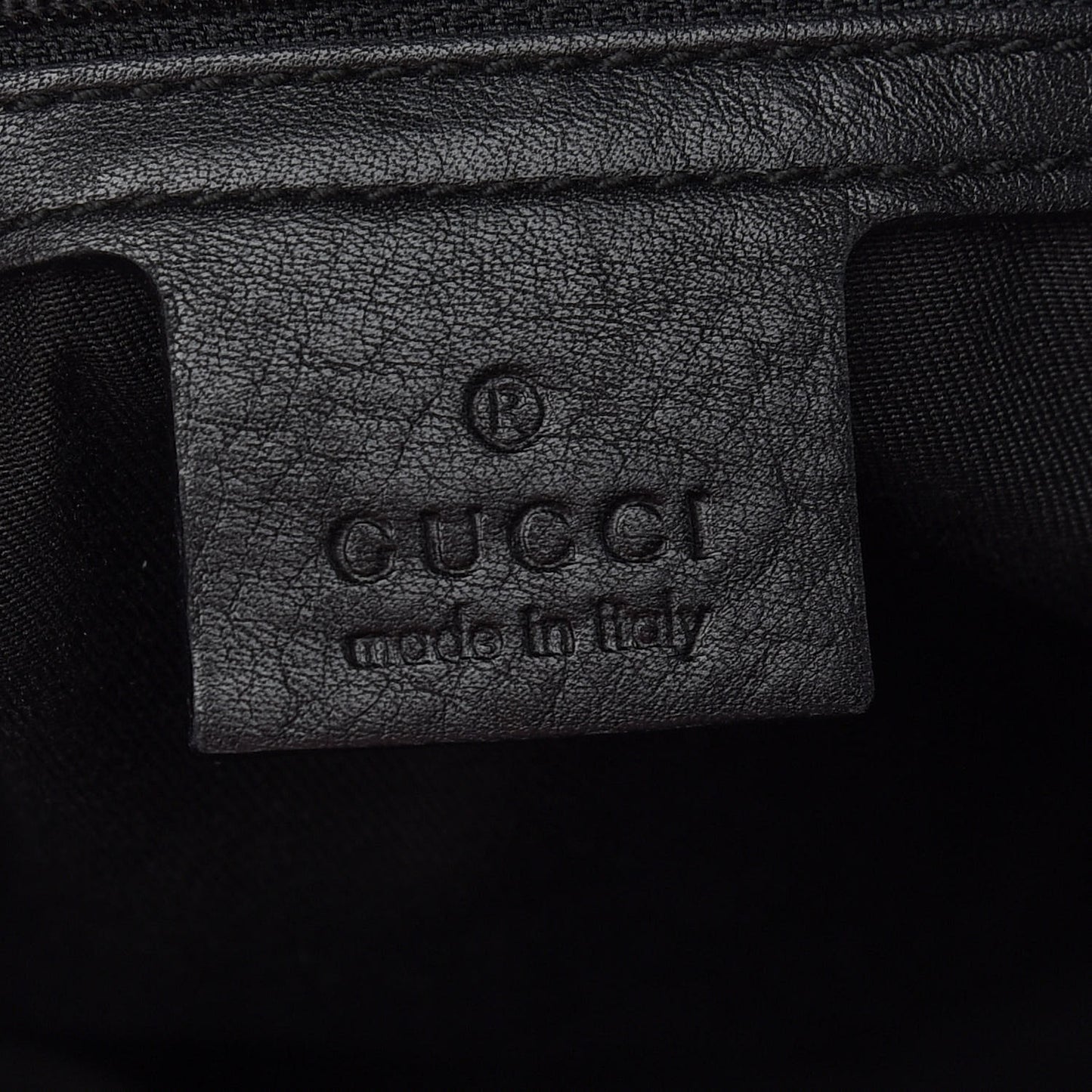 Monogram Large Punch Tote Black
