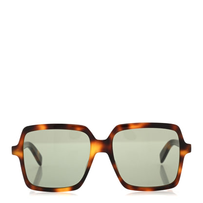 Saint Laurent Oversized SL174 Sunglasses Tortoise 2 of 8