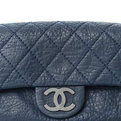 Chanel Distressed Lambskin Small Lady Braid Flap Blue 8 of 11