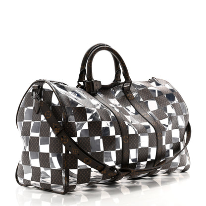 Louis Vuitton PVC Monogram Chess Keepall Bandouliere 50 2 of 11