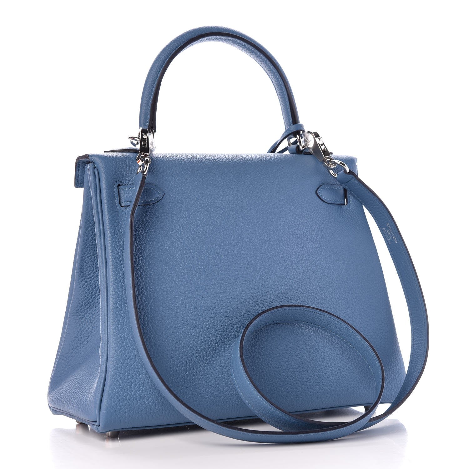 Hermes Togo Kelly Retourne 25 Azur 3 of 8