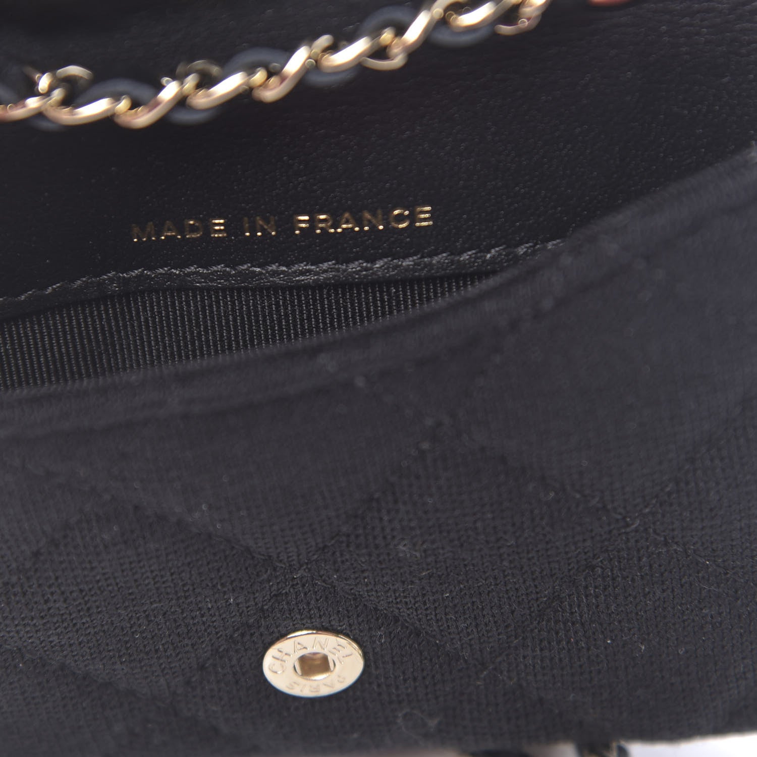 Chanel Jersey Quilted Belt Bag Black 6 of 11