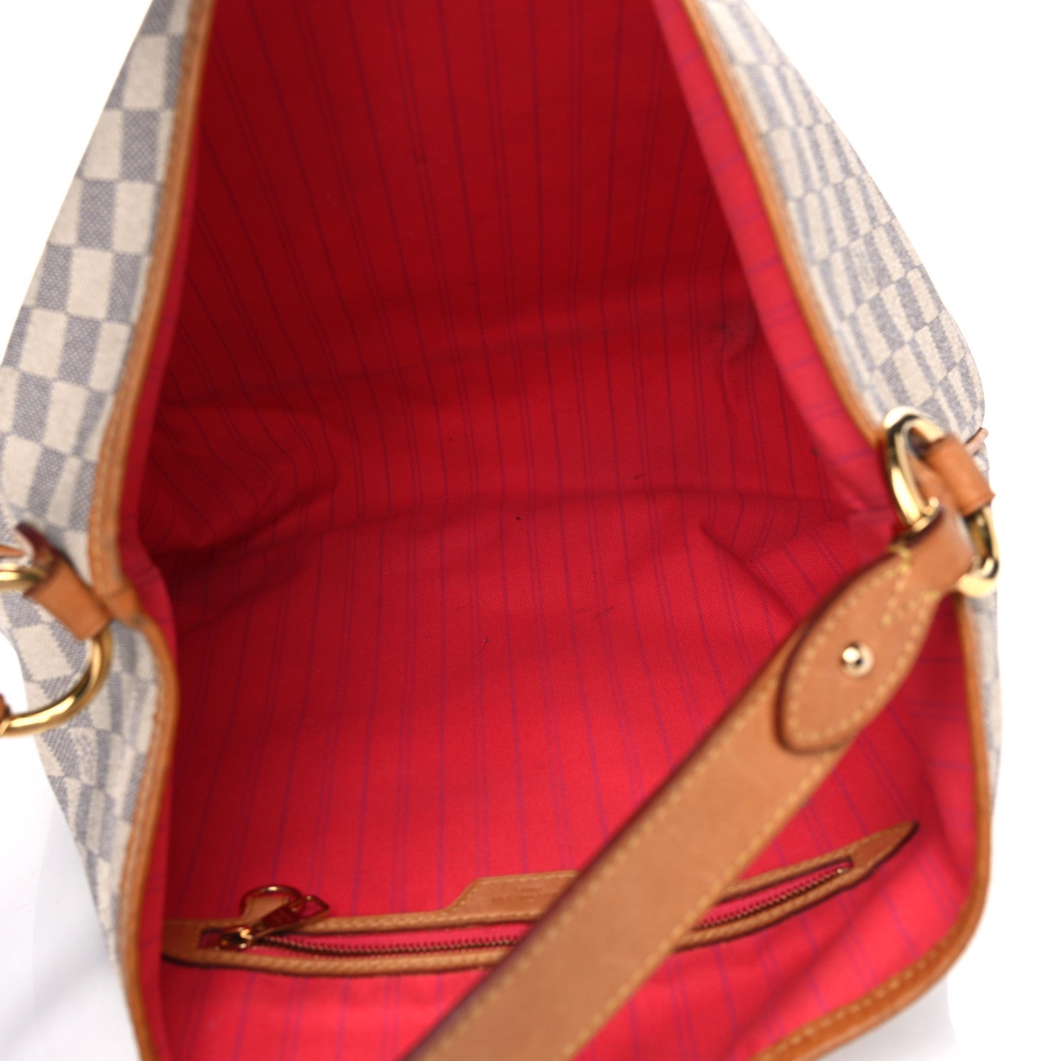 Louis Vuitton Damier Azur Delightful MM Pink 8 of 44
