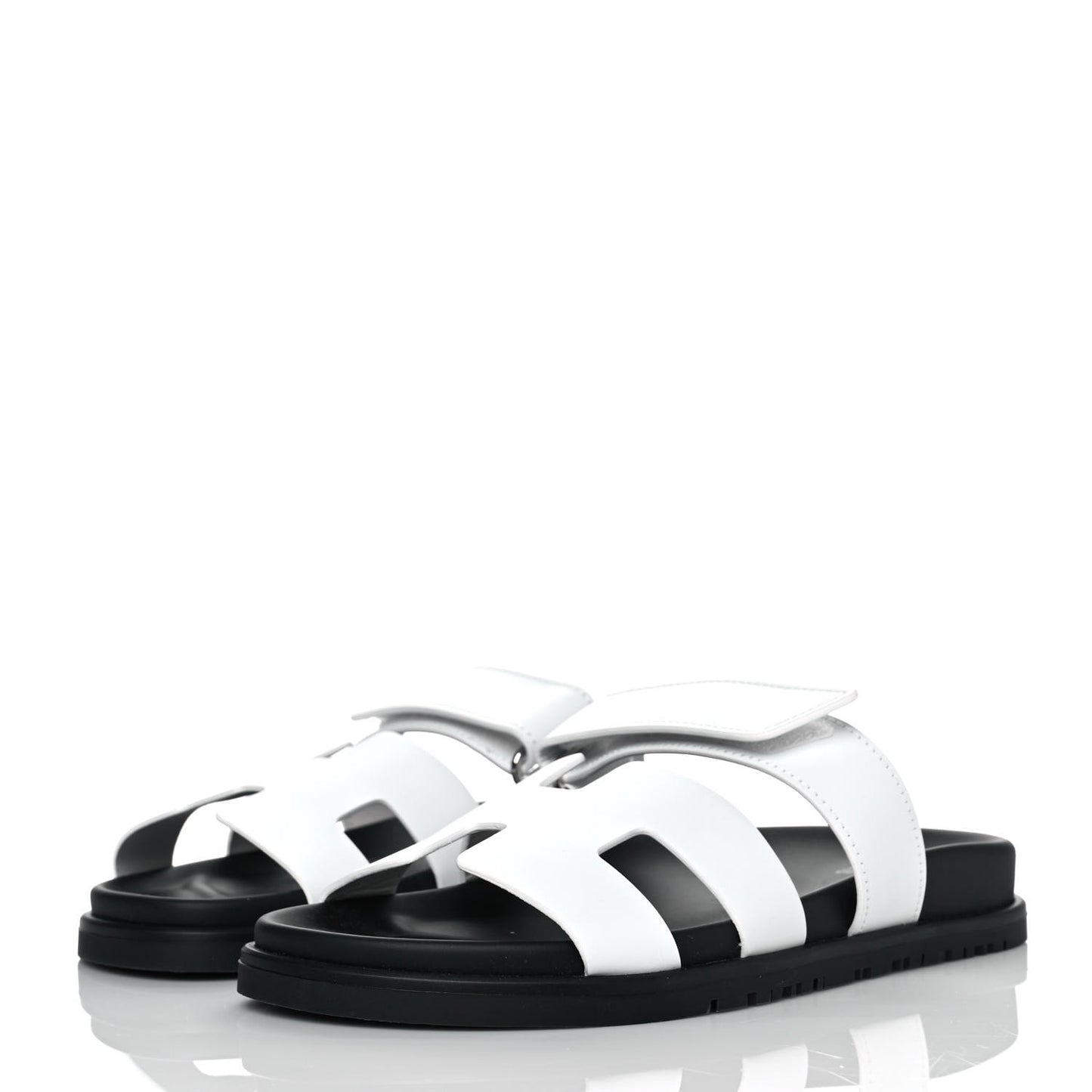 Calfskin Womens Chypre Sandals 37.5 White