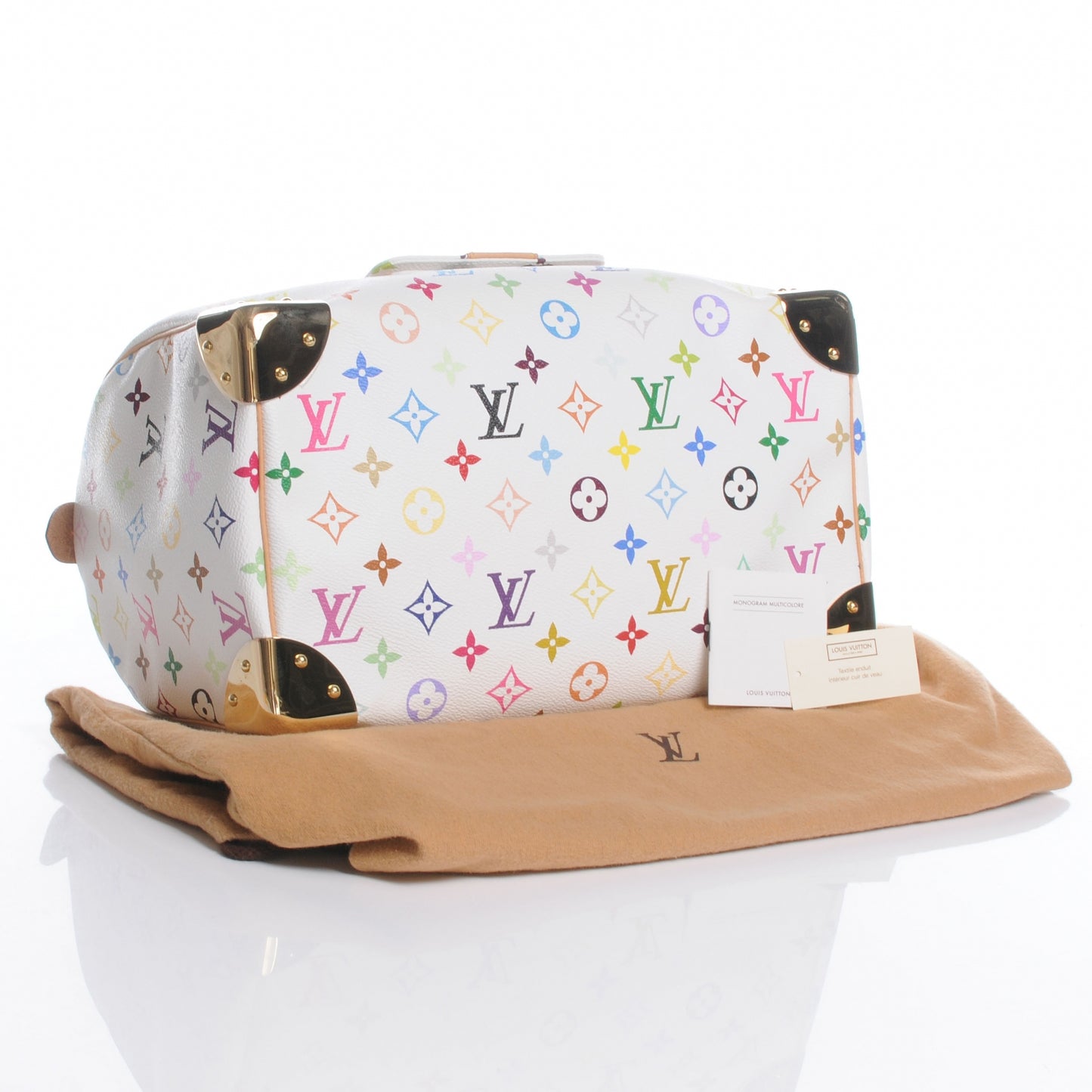 Monogram Multicolor Speedy 30 White