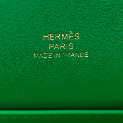 Hermes Swift Kelly Pochette Clutch Menthe 6 of 7