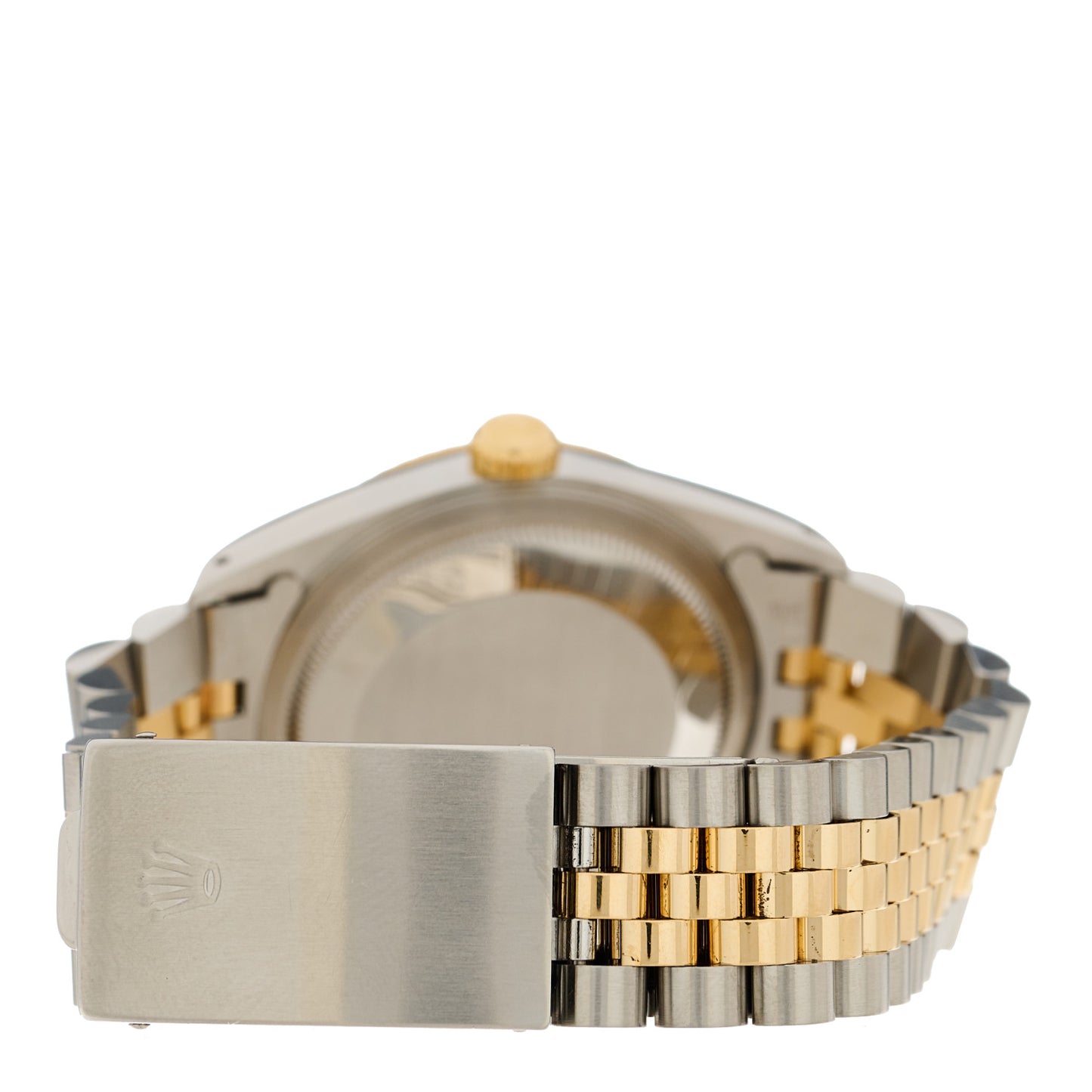 Stainless Steel 18K Yellow Gold Diamond 36mm Oyster Perpetual Datejust Watch Champagne 16233