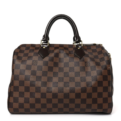 Louis Vuitton Damier Ebene Speedy 30 1 of 9
