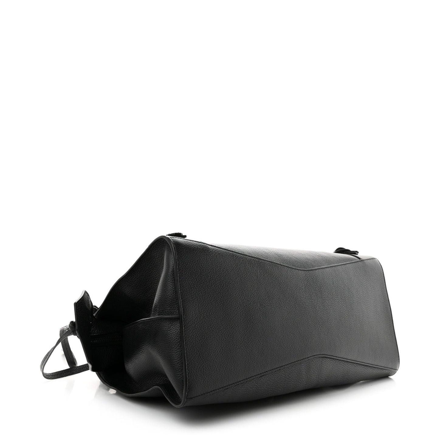 Grained Calfskin Neo Classic Black Hardware Medium City Black