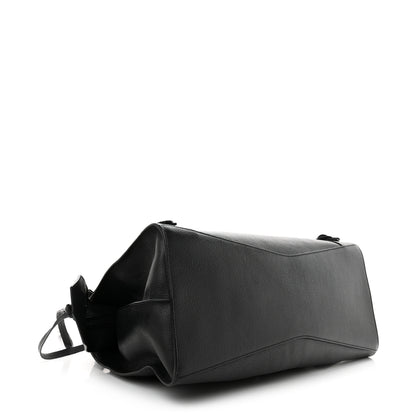Balenciaga Grained Calfskin Neo Classic Black Hardware Medium City Black 4 of 11