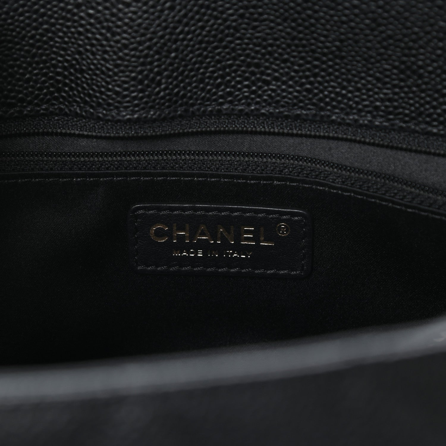 Chanel Caviar Quilted Grand Shopping Tote GST Black 6 of 10