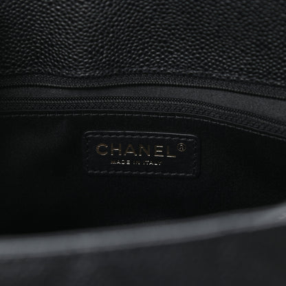 Chanel Caviar Quilted Grand Shopping Tote GST Black 6 of 10