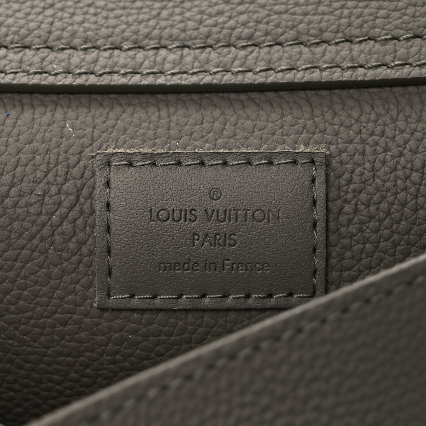 Grained Calfskin Aerogram Slingbag Khaki