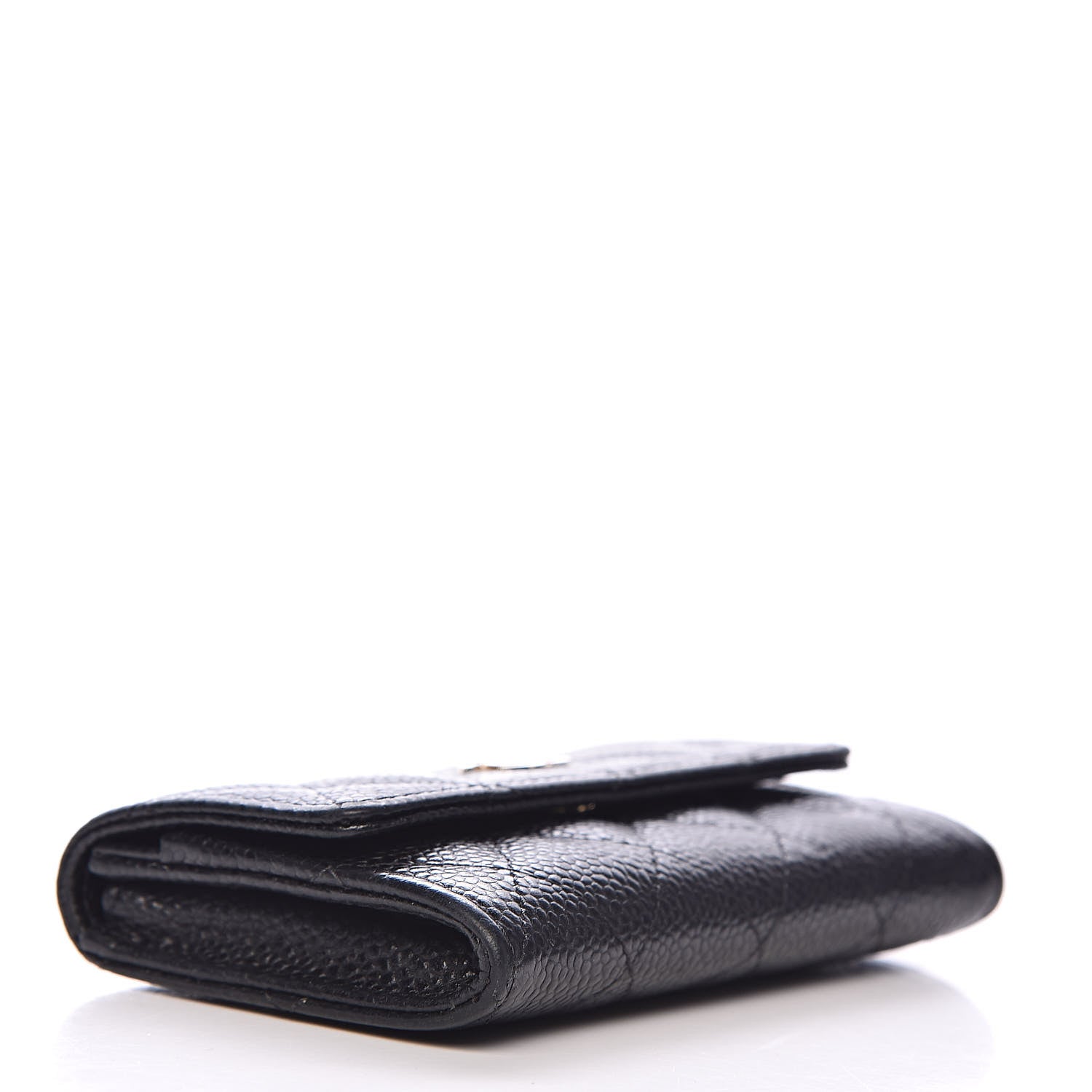 Chanel Caviar Quilted Flap Card Holder Black 4 of 10